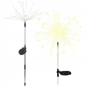2SZT GIRLANDA LAMPA OGRODOWA SOLARNA MEDUZA LAMPKA