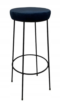 Hoker taboret 75 wysoki 1p metal loftowy granat