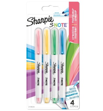 Sharpie Sharpie S-Note Mix Color 4 шт.