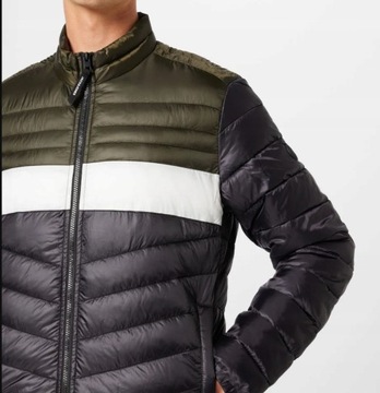 Kurtka Przejściowa JACK & JONES EHERO PUFFER COLLAR NOOS | ROZMIAR S