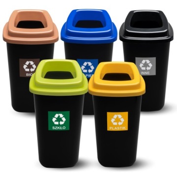 БАК ДЛЯ СЕГРЕГАЦИИ МУСОРОВ 45 Л СИНЯЯ БУМАГА