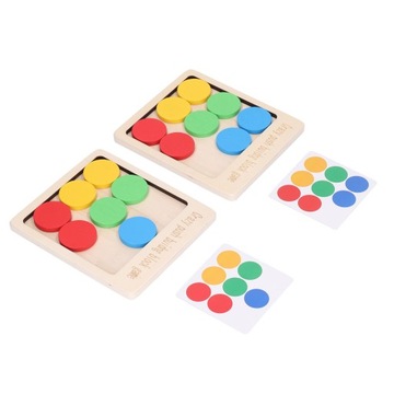 Kolorowe Puzzle Zabawki Drewniane Wczesna