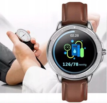 ZEGAREK MĘSKI SMARTWATCH DLA MĘŻCZYZNY CHŁOPAKA DOTYKOWY KLASYCZNY PL