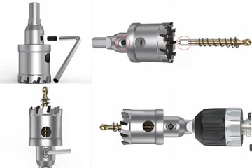 Otwornice Widiowe Wiertła Koronki Do Metalu 10 szt FT165310T