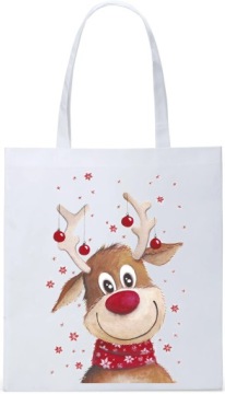 EKO TORBA ZAKUPY PREZENT ŚWIĄTECZNA RENIFER