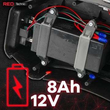 ЭЛЕКТРИЧЕСКИЙ ОПРЫСКИВАТЕЛЬ НА АККУМУЛЯТОРЕ 20 Л РЮКЗАК RED TECHNIC 4 НАСОСКИ