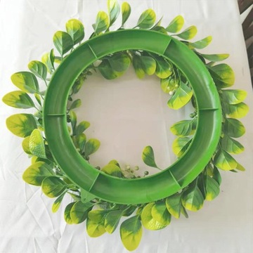 45см передняя дверь венок гирлянда на зеленом фоне