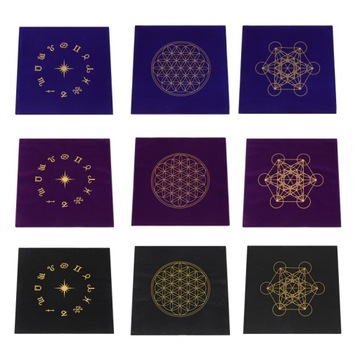 24 Pentagram Tarots obrus aksamitne ołtarze Tarots