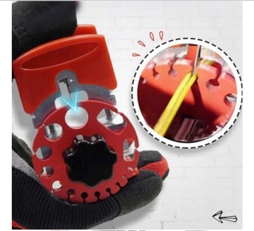 ПОРТАТИВНЫЙ КАБЕЛЬНЫЙ НОЖ УНИВЕРСАЛЬНЫЙ НОЖ ДЛЯ ПРОВОЛОКИ + 10 ЛЕЗВИЙ Новый