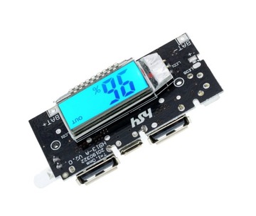 POWERBANK - H913-A moduł - 5V 2,1A wyjście 2 USB - magazyn energii