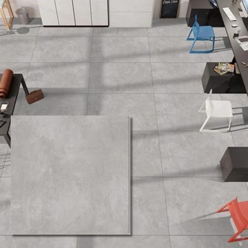 Gres Iyona Grey Matowy 80x80x0,8 cm | Tiles