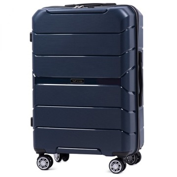 Walizka Wings średnia M polipropylen PP05 69l BLUE