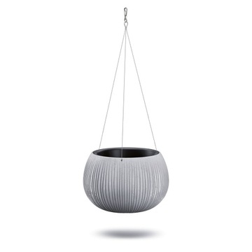 Donica Wisząca Bowl Kula Beton DKB240WS z wkładem