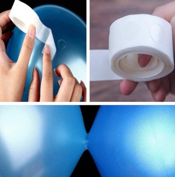 Двусторонние клейкие точки на ленте 100.