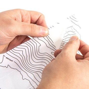 Naklejki ochronne na ramę Restrap czarne