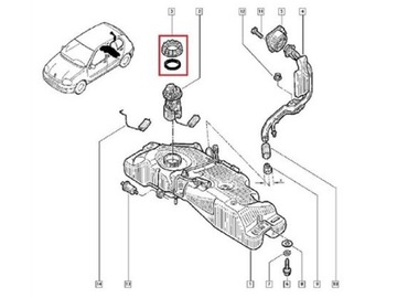 MATICE PUMPY PALIVA RENAULT CLIO II III IV 2 3 4