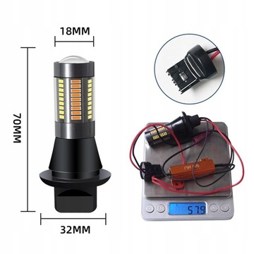 2в1 СВЕТОДИОДНЫЕ ДНЕВНЫЕ ПОВОРОТНИКИ ДНЕВНЫЕ ДНЯ DRL PY21W