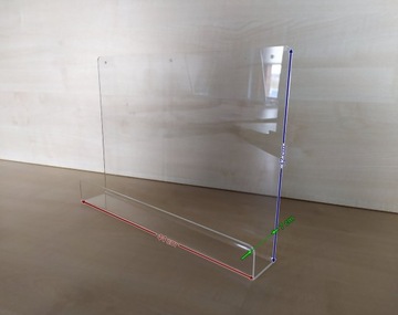 Карманный подвесной диспенсер для листовок А3 N105