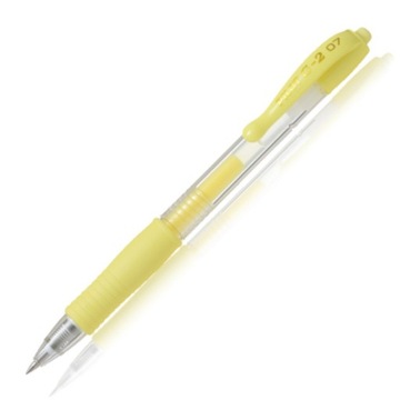 Długopis Pilot G2 metalic/pastel - Pastelowy żółty SZ-46671(10)