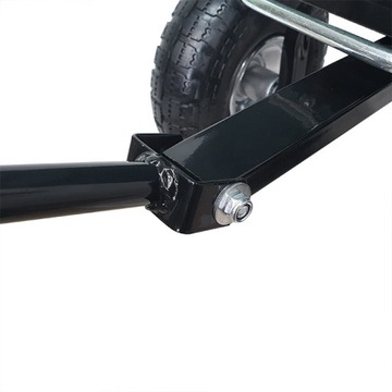 Садовая транспортная тележка-самосвал с ручкой 52L, поворотные колеса DC1