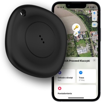 MyTag AirTag Lokalizator Przedmiotów Apple Find My Bluetooth Czarny