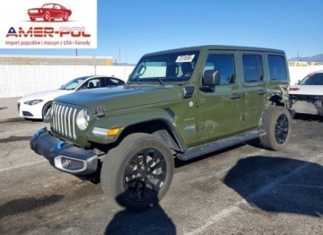 Jeep Wrangler IV 2022 Jeep Wrangler Unlimited Sahara 2022 2.0 Hybryda 375KM