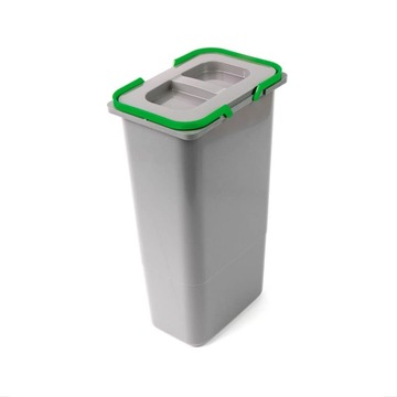 Контейнер для мусора 9л, с крышкой и ручками.