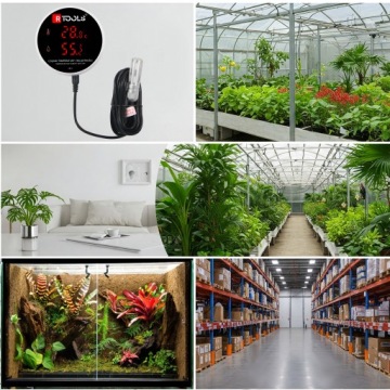 ТЕРМО-ГИГРОМЕТР WiFi 3м Приложение Tuya SmartLife ВЛАЖНОСТЬ ТЕМПЕРАТУРА -40 +120°C