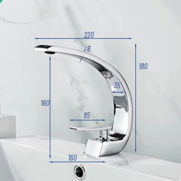 НАСТОЛЬНЫЙ Смеситель для умывальника FACTER НАСТОЛЬНЫЙ, ХРОМ