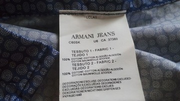 AJ ARMANI JEANS świetna KOSZULA męska L 41 42