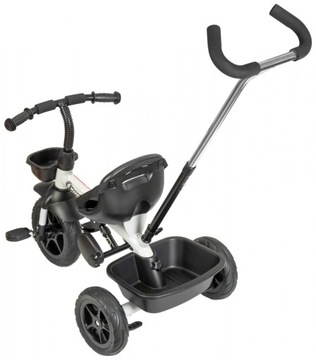 КОРЗИНА ДЛЯ ТРЕХКОЛЕСНОГО ВЕЛОСИПЕДА HyperMotion PUSH RIDE-RIDE РЕМНИ КОРЗИНА Tobi VECTOR Серый