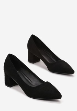 Born2Be Black Женские туфли 40 см, экозамша, высокий каблук