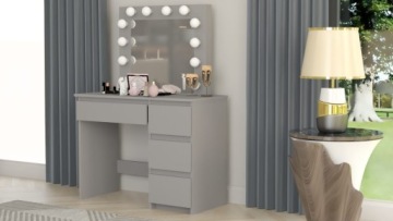 КОСМЕТИЧЕСКОЕ ЗЕРКАЛО ДЛЯ ТРУБОЧНОГО СТОЛИКА С 12 СВЕТОДИОДНЫМИ ПОДСВЕТКАМИ