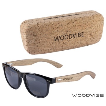 Okulary Przeciwsłoneczne WOODVIBE UV 400 Polaryzacyjne DREWNIANE + ETUI