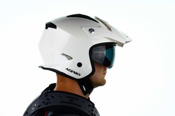 Acerbis Kask Aria biały S Skuter Quad Roller Trial Enduro