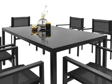 КОМПЛЕКТ САДОВОЙ МЕБЕЛИ СТОЛ 6+1 ДЛЯ ТЕРРАСЫ, БАЛКОНА