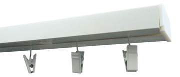 Зажимы МЕТАЛЛИЧЕСКИЕ для потолочного рельса ПВХ, 100 шт. НОВИНКА