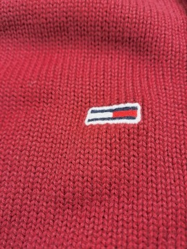 Tommy Hilfiger sweter TJM ESSENTIAL CREW NECK SWEATER czerwony | Rozmiar M