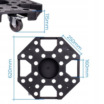 Транспортировочная тележка для подставки для колесных дисков
