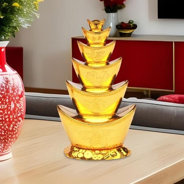 Статуя-сокровищница, декор весеннего фестиваля 2024 года для гостиной, 6-уровневый Wle