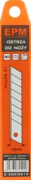 OSTRZA ŁAMANE DO NÓŻ DO TAPET SK5 10szt 18mm solid