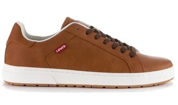 LEVI'S BRĄZOWE MĘSKIE SNEAKERSY SKÓRZANE BUTY SPORTOWE 42