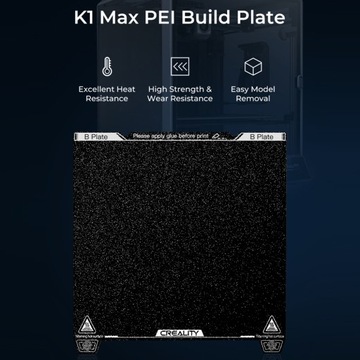 СТРОИТЕЛЬНАЯ ДОСКА CREALITY K1 MAX PEI
