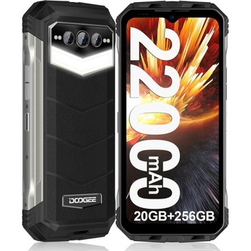 DOOGEE S100PRO TELEFON Pancepny 20+256GB 108MP 120Hz IP6869K 22000mAh/33 W