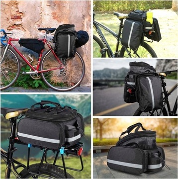 Torba SAKWA ROWEROWA bagażnik WODOODPORNA 30l