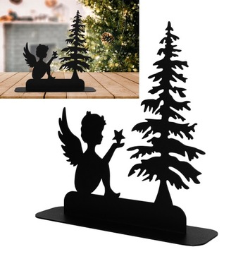 CHOINKA z metalu LOFT ozdoba ŚWIĄTECZNA ANIOŁEK ANIOŁ