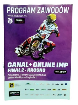 PROGRAM 2 FINAŁ IMP NA ŻUŻLU KROSNO 15.08.2022