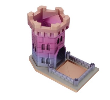 Шестиугольная башня из кубиков - Радужная конфета Dice Tower