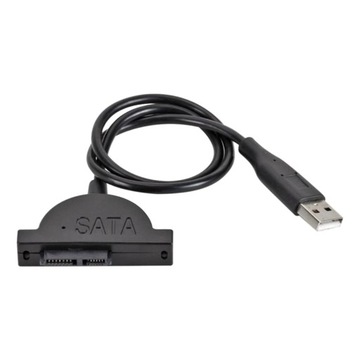 USB 2.0 Slimline SLIM SATA 7 + 6 13 -контактный кабель кабеля