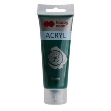 FARBA AKRYLOWA 75ML CIEMNOZIELONY 52 HAPPY COLOR